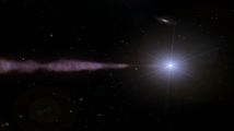 The white dwarf before becoming black hole